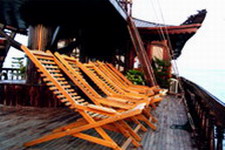 Sundeck in Hai Long Dream Junk, Halong Bay