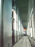 Corridor in Ratraco train, Hanoi Sapa Lao Cai train tickets booking